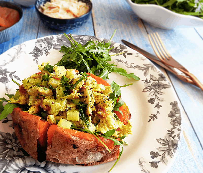 Coronation Chicken Sweet Potato Jacket Feed Your Sole