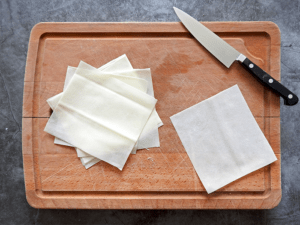 Stilton & Grape Filo Tarts Step 4