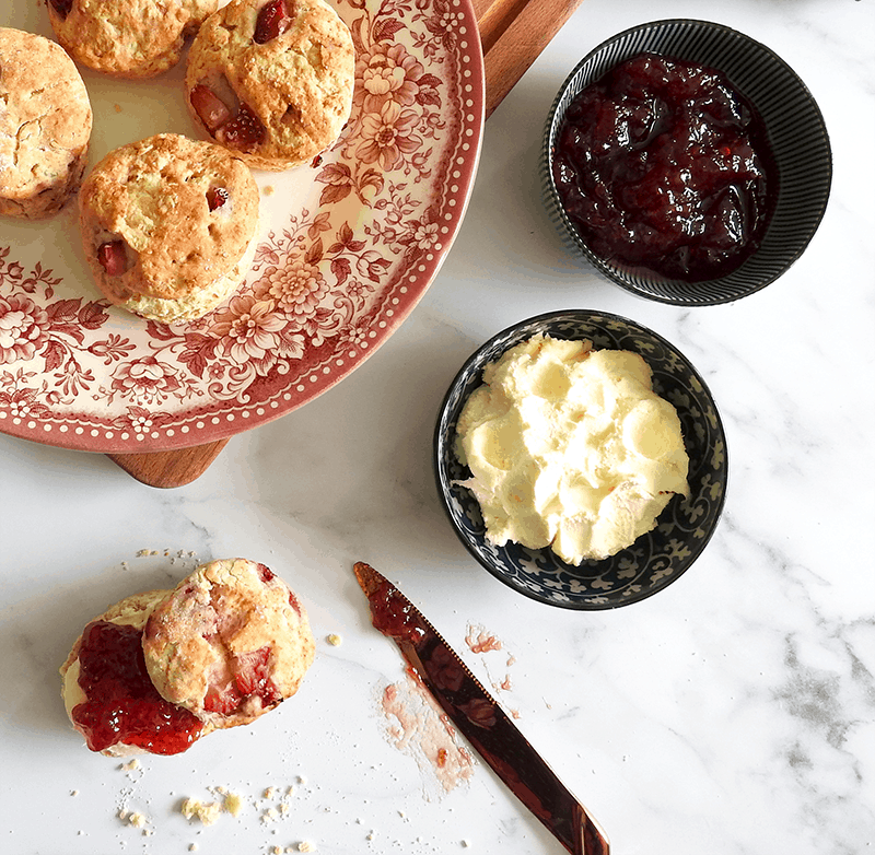 Strawberry Scones