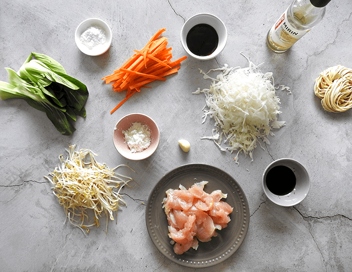 Chicken Chow Mein Ingredients