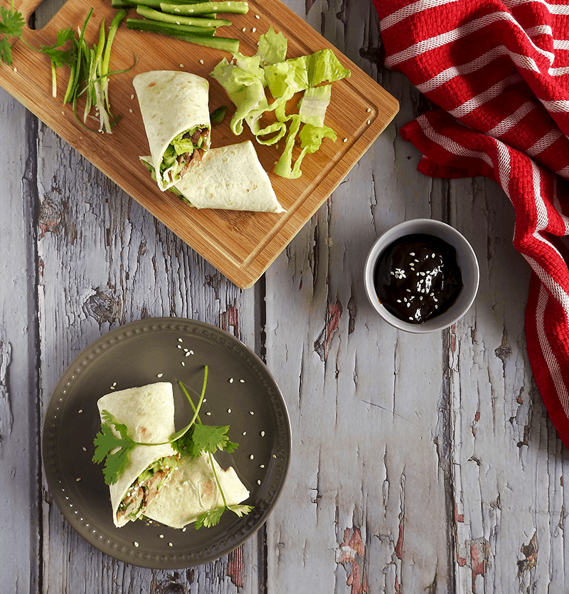 Hoisin Duck Wraps