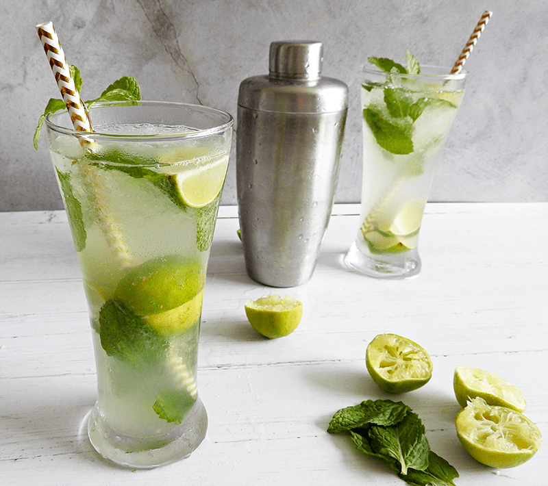 Mojito Cocktail Recipe Aluminum Water Bottle