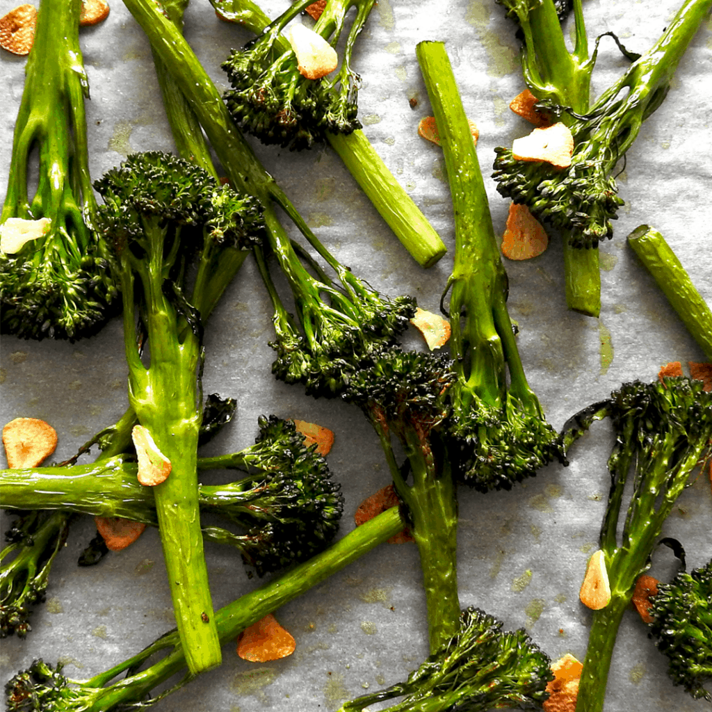 Roasted Tenderstem Broccoli With Garlic Recipe - Feed Your Sole