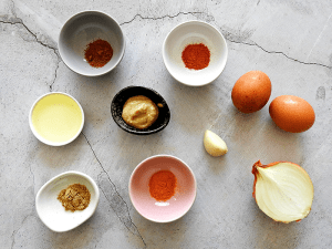 Simple Egg Curry Ingredients