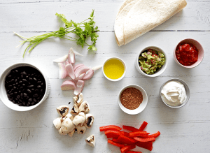 Vegetarian Fajita Ingredients2
