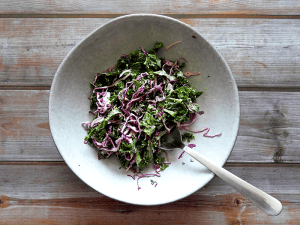 Healthy Kale Coleslaw Step 3