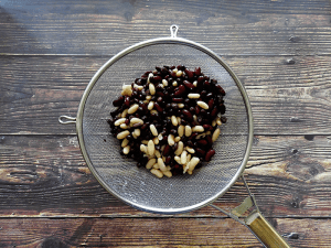 Simple Three Bean Salad Step 1 Rinse Beans